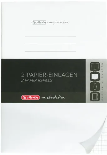 Herlitz - Papier-Einlagen, DIN A5, Weiss