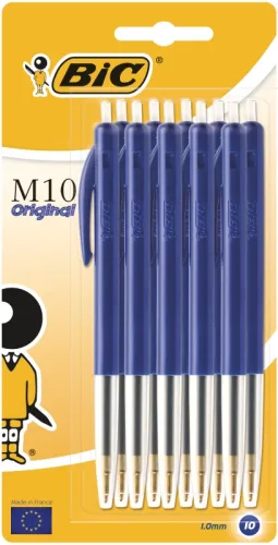 BIC Kugelschreiber M10 8322353 blau, 10 St&uuml;ck