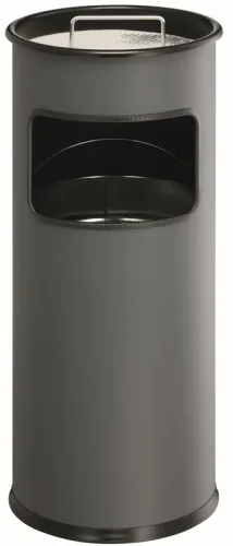 DURABLE Abfalleimer 333058 mit Ascher, 17L, anthrazit
