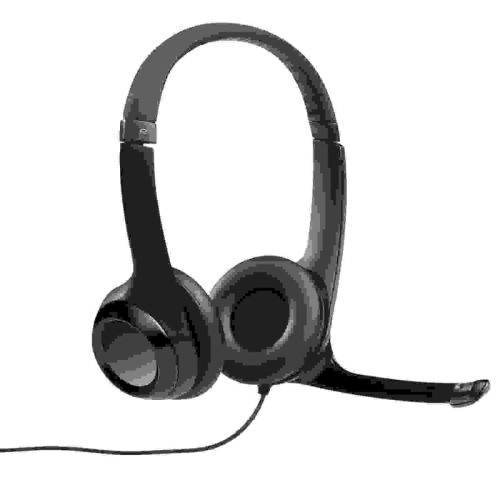 Logitech, Logitech H390 - PC Headset (Kabelgebunden, Binaural, On-ear, Schwarz)