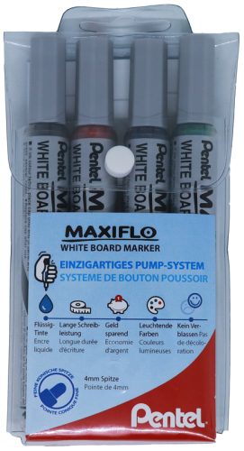 PENTEL Boardmarker Maxiflo 4mm MWL5S-4 4 St&uuml;ck