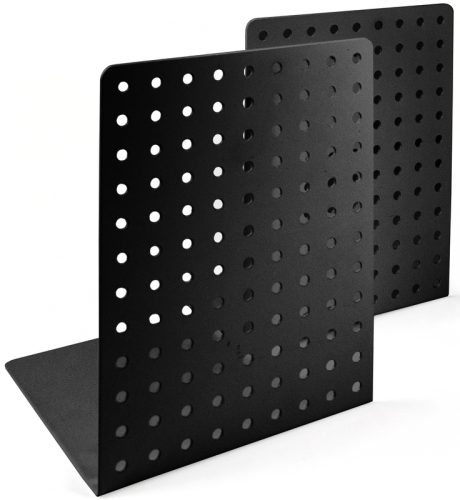 TRENDFORM Buchst&uuml;tze DOTS Metall GK9016 14x12x18.5cm schwarz 2 Stk.