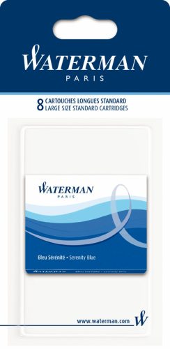 WATERMAN Tintenpatrone S0713021 blau, 8 St&uuml;ck