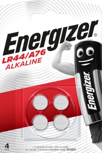 ENERGIZER Knopfzelle E300141401 L44/A76, 4 St&uuml;ck