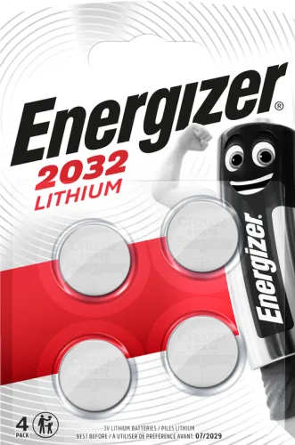 ENERGIZER Knopfzelle E300830104 CR2032, 4 St&uuml;ck
