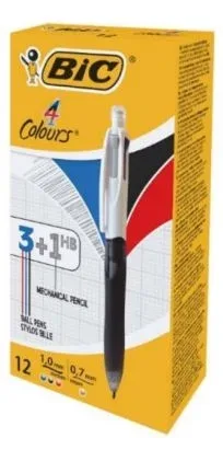 BIC Kugelschreiber M/HB 942104 4Colours Multifun. 12 St&uuml;ck