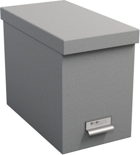 Calicosy - Ablagebox für Hängemappen - JOHAN, One Size, Taubengrau