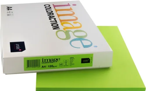 IMAGE COLORACTION Kopierpapier Java A4 159.939 120g maigr&uuml;n 250 Blatt