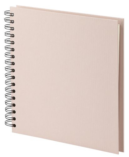 R&Ouml;SSLER Fotoalbum 1329452586 23x23cm, powder/offwhite