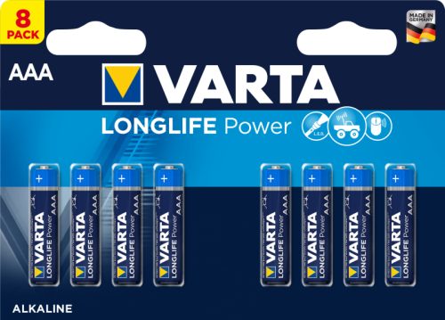 VARTA Batterie Longlife Power 4903121418 AAA/LR03, 8 St&uuml;ck