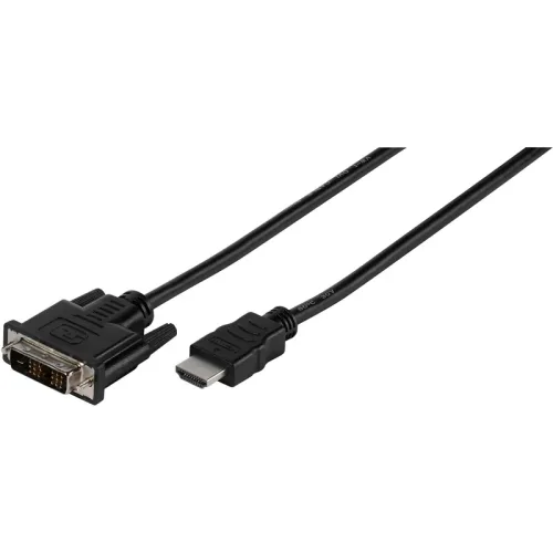 VIVANCO - Adapter DVI-HDMI, Black, 2 Meter