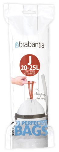 Brabantia - Gebührenfreier Abfallsack, 23 L, Weiss