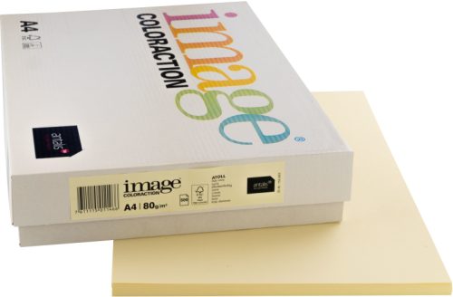 IMAGE COLORACTION Kopierpapier Atoll A4 159.963 80g, ivory 500 Blatt