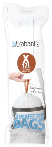 Brabantia - Müllbeutel, 12 L, Weiss