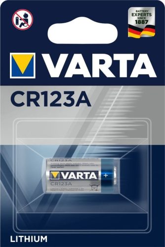 VARTA Batterie Lithium CR123A,3V 6205301401 1600 mAh 1 St&uuml;ck