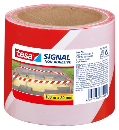 Tesa, tesa 58137-00-00 Signal Absperrband (L x B) 100 m x 80 mm