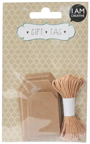 I AM CREATIVE Geschenkanh&auml;nger 4088.55 BOHO Tag Set I, 30 St&uuml;ck