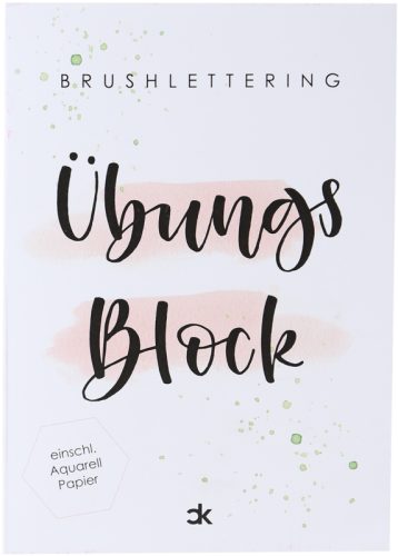 I AM CREATIVE Brushlettering 215601 &Uuml;bungsblock A5