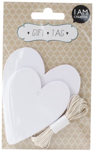 I AM CREATIVE Geschenkanh&auml;nger 4088.37 BOHO Herz, 20 St&uuml;ck