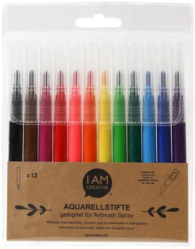 I AM CREATIVE Stifteset 4011.06 12 St&uuml;ck, Wasserbasis