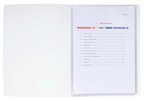 EXACOMPTA Sichtbuch A4 58109E weiss 10 Taschen