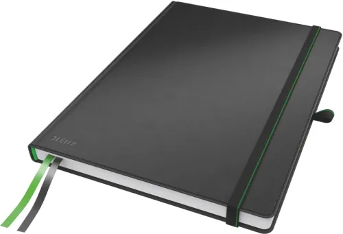 LEITZ Notizbuch Complete A4 44710095 kariert schwarz