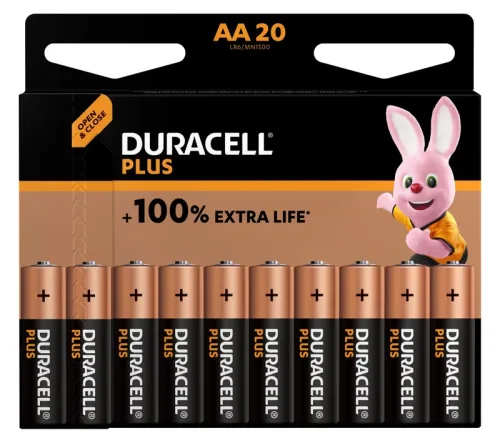 DURACELL Batterie Plus Power 4-017986 AA/LR6 20 St&uuml;ck