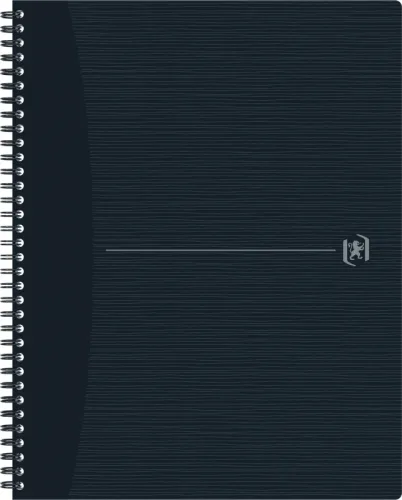 Oxford - Spiralheft, kariert, DIN A4, Black