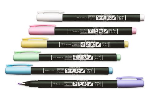 Tombow - Kalligraphie-Set, 14.80X8.90X1.50CM, Sortierte Farben