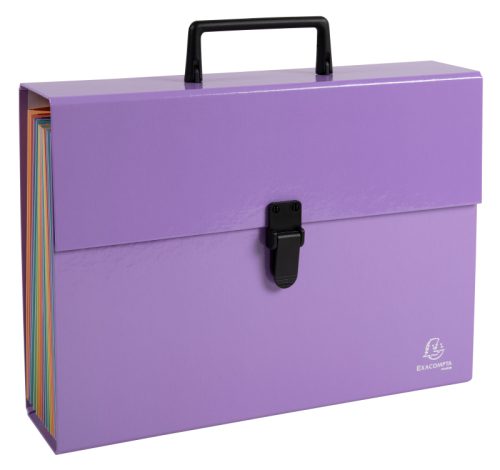 EXACOMPTA F&auml;chermappe Aquarel A4 56765E mauve 18 F&auml;cher