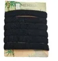 Herba.Ecofriendly Haarbinder, schwarz, &Oslash; 5 cm, 6 Stk