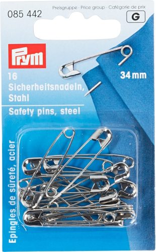 Prym Sicherheitsnadeln Stahl, silber