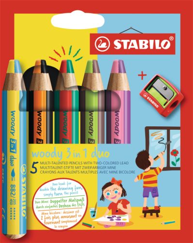 STABILO - Wachsmalstifte Set, 2.5X11.7X15CM, Sortierte Farben