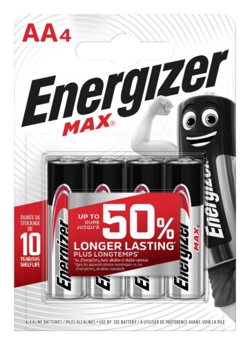 ENERGIZER Batterien Max AA 1.5V E303323700 LR6/AM3 4 St&uuml;ck