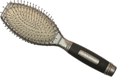 Herba.Gummikopfb&uuml;rste, Metallstiften, oval, 11-reihig
