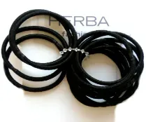 Herba Haarbinder, schwarz, 12 Stk., &Oslash; 2.5 cm