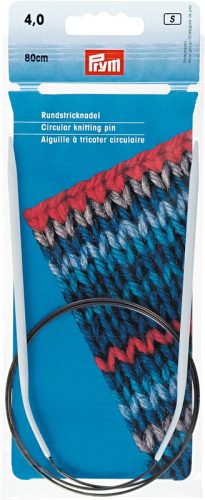 Prym Rundstricknadel Alu, grau 4.00 mm, 80 cm, Beutel