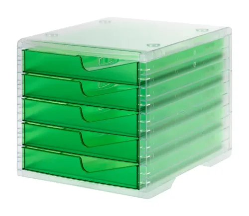 STYRO Styroswingbox light 275-8430.25122 gecko/transluz. 5 Schubladen