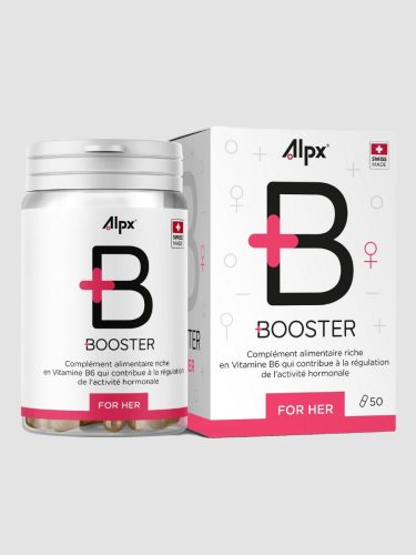 Alpx - Booster für Sie Natürliches Nahrungsergänzungsmittel mit Vitamin B6 - Pink - Stimulationsmittel enhancing - 50 Kapseln