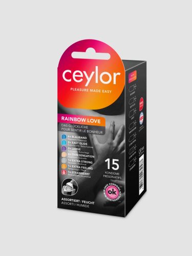 Ceylor - Ceylor Rainbow Love Kondome, 15 Stück