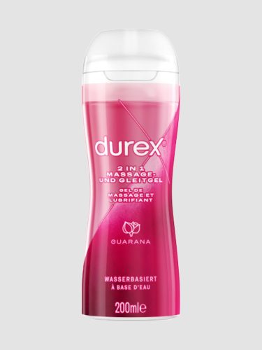 Durex Play 2 in 1 Wasserbasiertes Massage- und Gleitgel, Guarana - Amorana