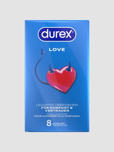 Durex - Love Dünne Kondome - Transparent - Latex - 8 Stück
