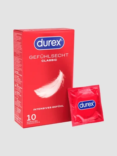 Durex, DUREX Gef&uuml;hlsecht Classic Pr&auml;servativ 10 Stk