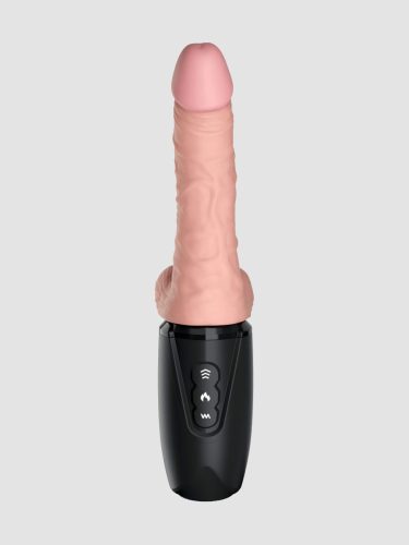 King Cock Ultra Realistischer Wärmender Vibrator mit Stossfunktion