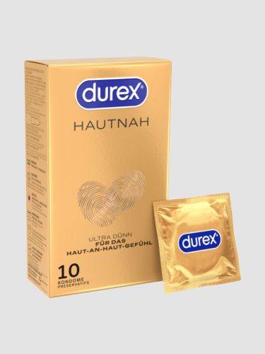 Durex - Kondome Hautnah Classic Ultra Dünn - Naturkautschuklatex - 10 Stk