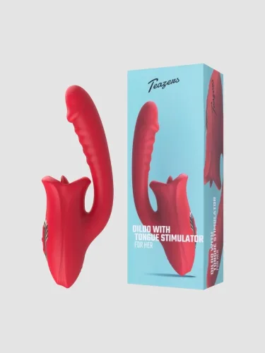undefined, Teazers Dildo with Tongue Stimulator