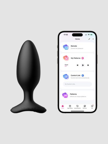 Lovense Hush 2 L Connected Vibrating - Black, M - Amorana