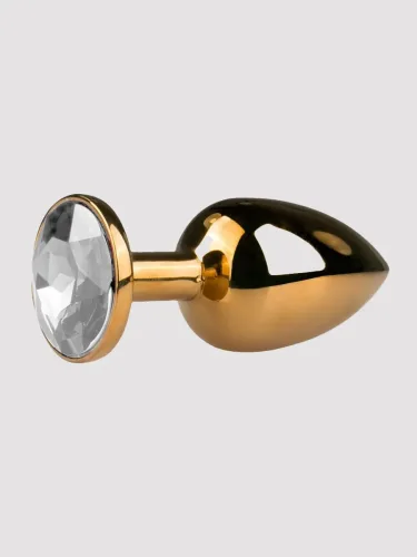 undefined, Metal Butt Plug Diamond Gold
