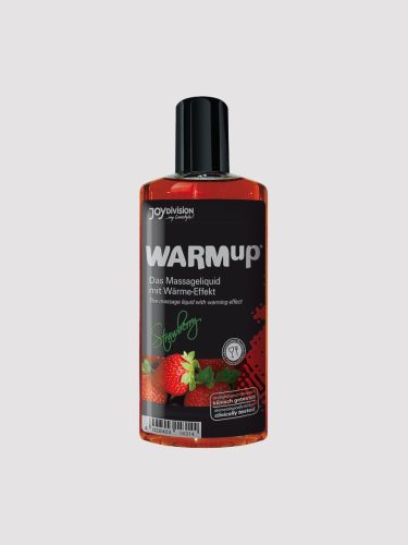 Warming Strawberry Flavoured Massage Lubricant 150ml, Erdbeere - Amorana