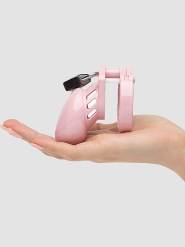CB-6000S Short Male Pink Chastity Cage Kit, Pink - Amorana